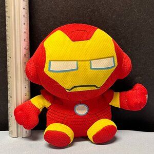 2021 TY Iron Man Plush Marvel Beanie Baby Stuffed Toy 6"